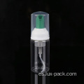 42 mm 50ml 150 ml Bomba de presión de espuma de silicona transparente de bambú con botella transparente